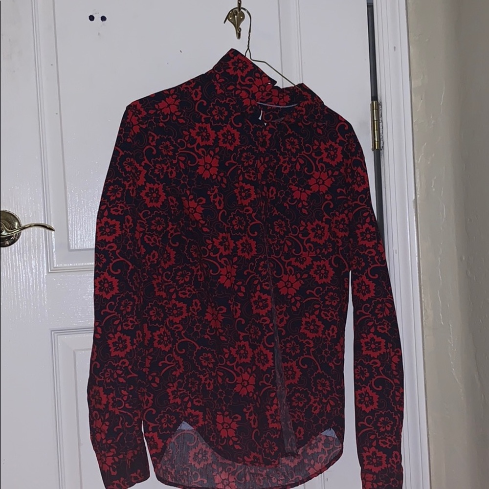 Vibrant colored dress shirt